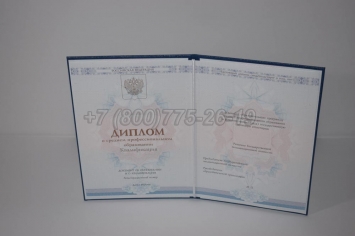 Диплом Техникума 2018г ГОЗНАК в Новосибирске