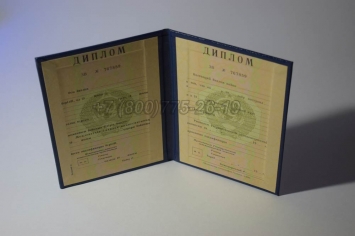 Диплом о Высшем Образовании Казахской ССР в Новосибирске